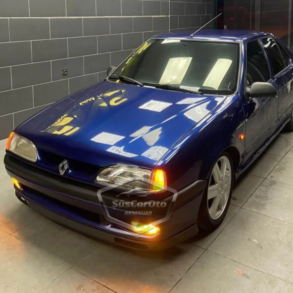 Renault 19 Europa 1994-2001 Uyumlu Üniversal Laguna Lip Esnek Ön Lip 2 Parça Tampon Altı Dil Karlık Ön Ek - 4