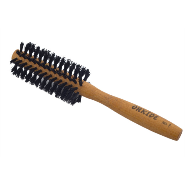 Punto 7 Adet Tarak ve Orkide No:1 Fön Ahşap Saplı Fırçası 21cm Set3 - 2