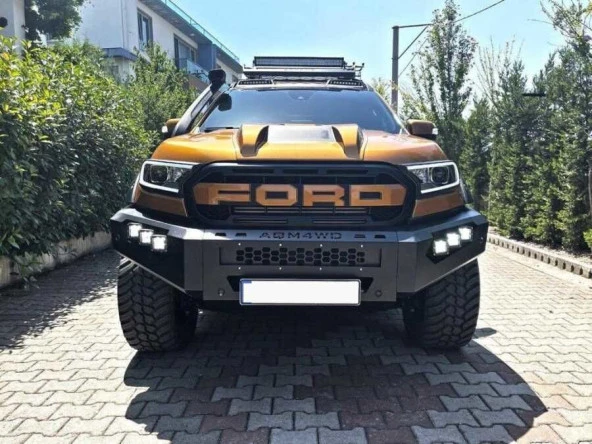 Ranger Off Road için Çelik Ön Tampon Koruma -2015 2021 Aqm-M50