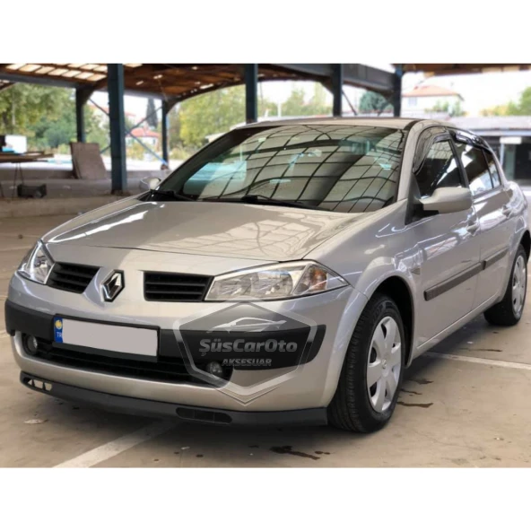 Renault Megane 2 2003-2008 Uyumlu Üniversal Laguna Lip Esnek Ön Lip 2 Parça Tampon Altı Dil Karlık Ön Ek