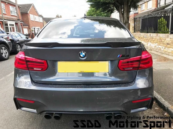 Bmw 3 Serisi için F30-F80 M4 Style Spoiler (Plastik) (2012-2018)