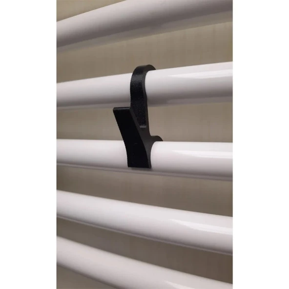 Banyo Havlu Askısı 4 Adet Siyah ürün görseli 1