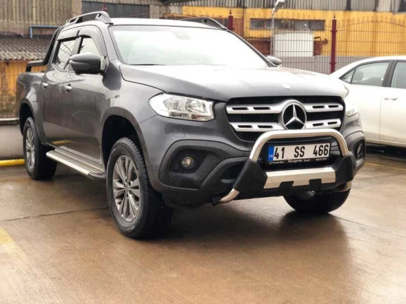 Mercedes X-Class Ön için Tampon Koruma Demiri 2017+ Poliüretan Pwt15
