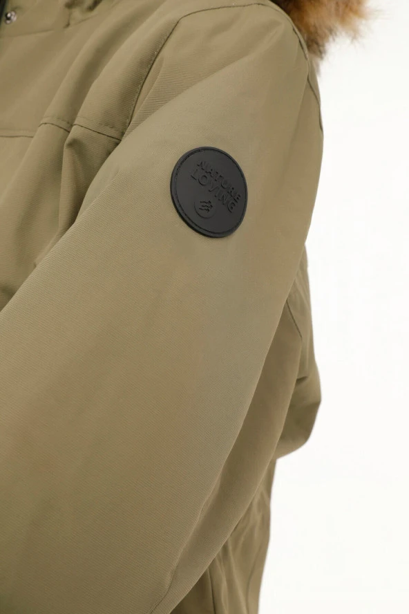 WL JANE 3GF744 3PR Siyah Kadın Uzun Kaban - 4