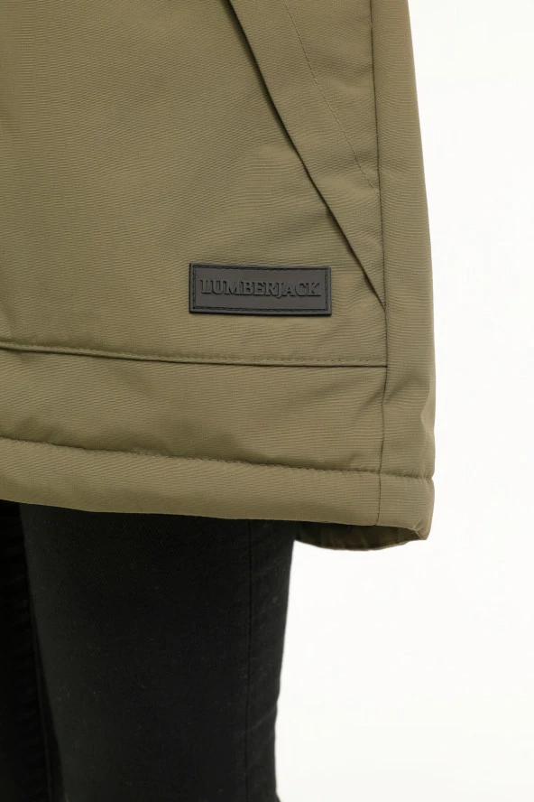 WL JANE 3GF744 3PR Siyah Kadın Uzun Kaban - 5