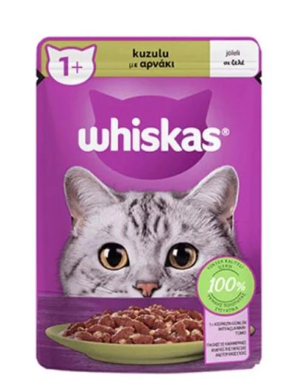 Whiskas Pouch Jöle Içinde Kuzulu Yetişkin Kedi Konservesi 85 Gr