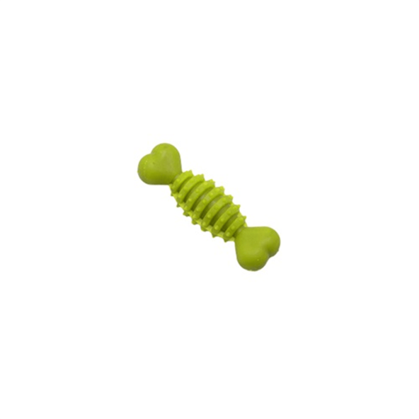 Zampa Plastik Dikenli Halter Kemik Köpek Oyuncağı Small 13 x 4 cm