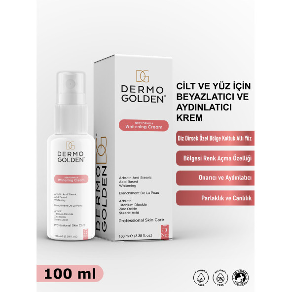 Cilt Beyazlatıcı Pigment Eşitleyici Leke Karşıtı Etkili Beyazlatıcı Bakım Kremi 100ml