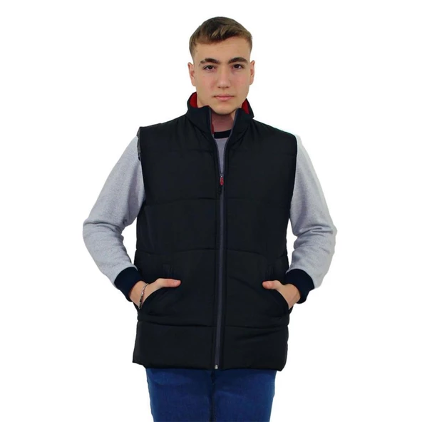 Persmont MYK05 Siyah Micro Klasik Yelek  L - 3