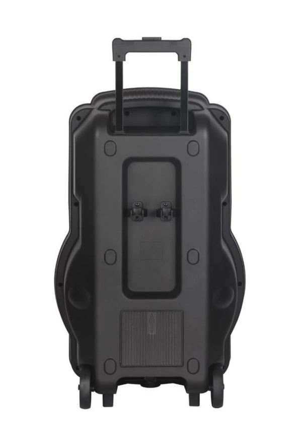 Torima NDR-V12 Siyah Mikrofonlu Kumandalı Rgb Ledli Taşınabilir Tekerlekli Bluetooth Hoparlör - 4