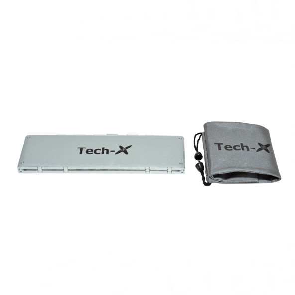 Tech-X Win/iOS/Android Uyumlu Katlanabilir Bluetooth Klavye Telefon Tutucu Kılıf Hediyeli - 2