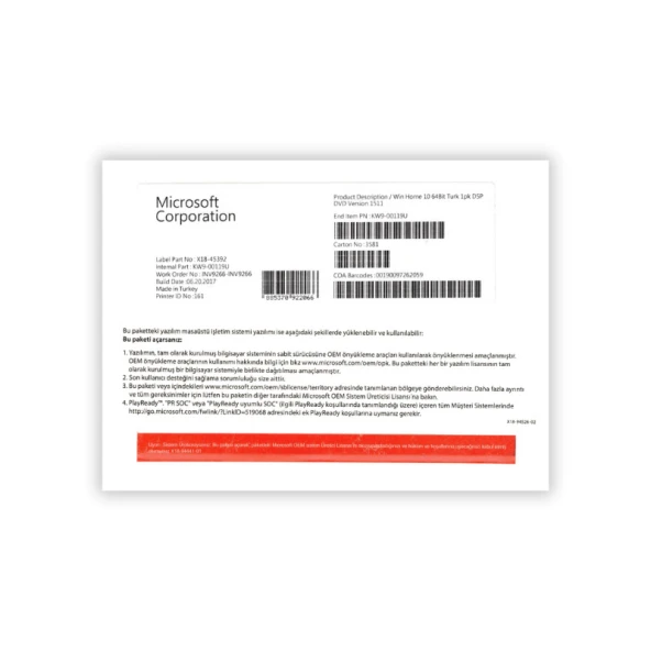 Windows Server 2019 Standard 16 Core P73-07788, Kapalı Kutu