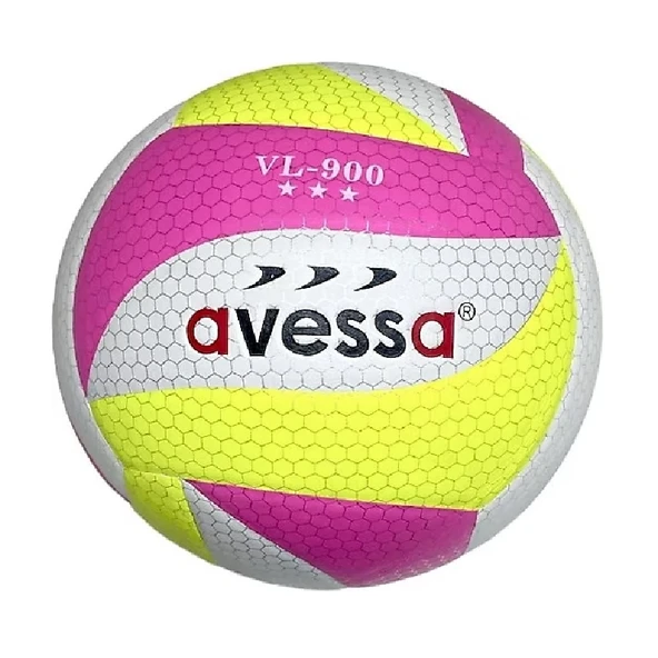 Voleybol Topu Avessa VL-900 Yapıştırma Pembe/Sarı - Resim 1