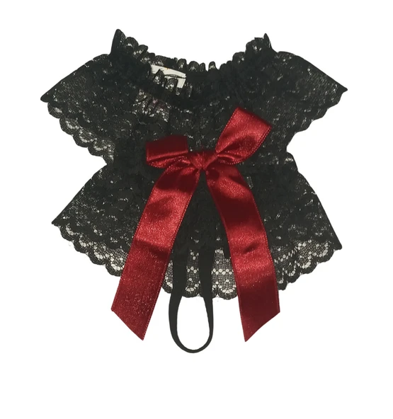 ASM1291 Kadın Siyah Dantel Saç Tokası Gelinlik Aksesuarı - 2