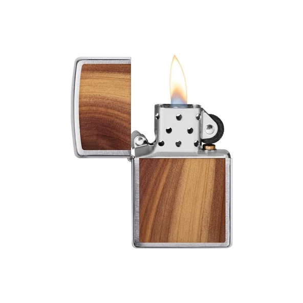 Zippo Çakmak 29900 Woodchuck Usa Cedar - 3
