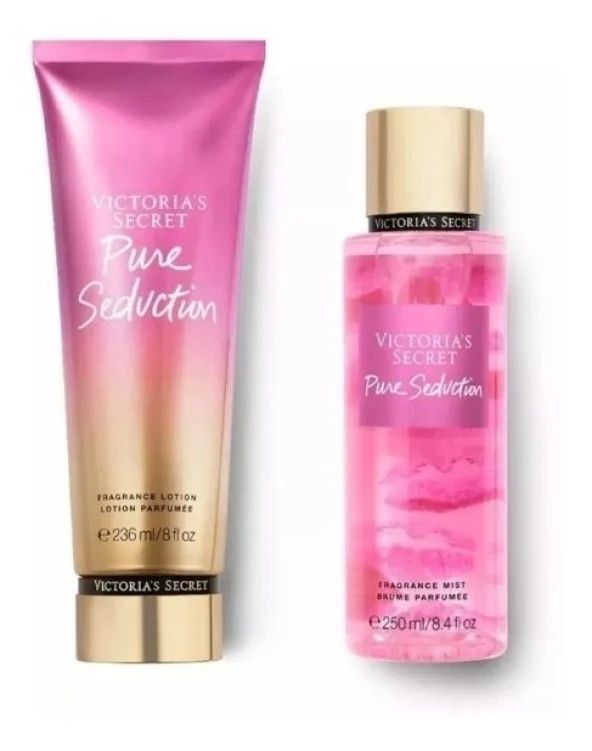 Victorias Secret Pure Seduction New Collection Vücut Sprey,Vücut Losyonu 2 li set