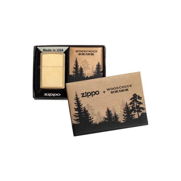 Zippo Çakmak 49082 Woodchuck Usa Birch - 4