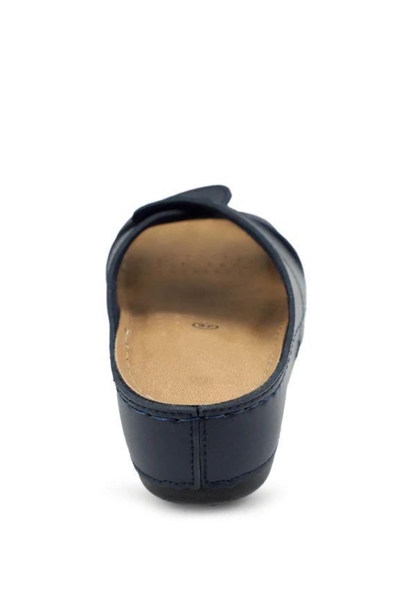 İncim ® | Hera Kadın Lacivert Rahat Ortopedik Konfor Anatomik Hafif Taban Ev ve Günlük Terlik - Resim 5