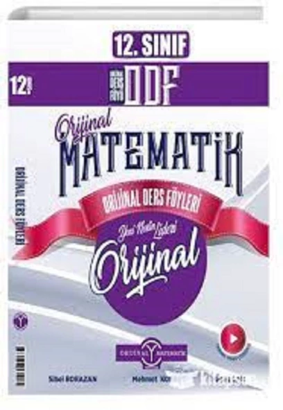 Orijinal Mikro 12. Sınıf Matematik ODF Orijinal Ders Föyleri