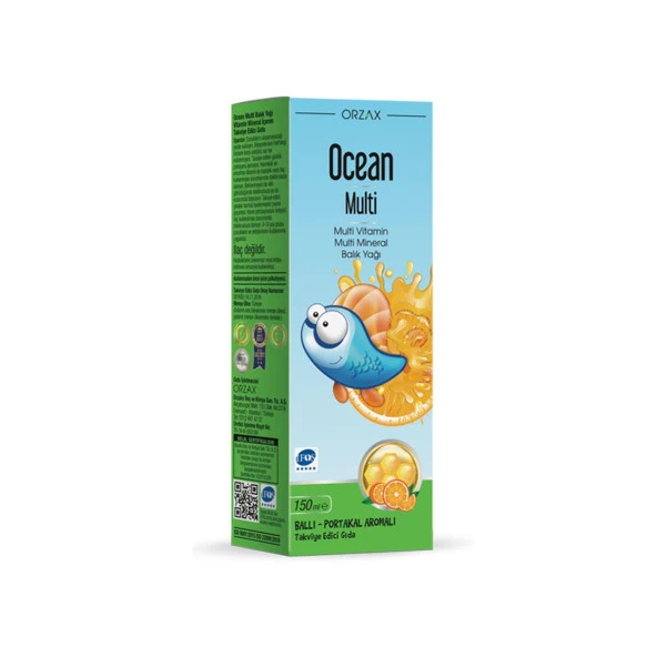 Ocean Multi Ballı Portakal Konsantreli Şurup 150 ml