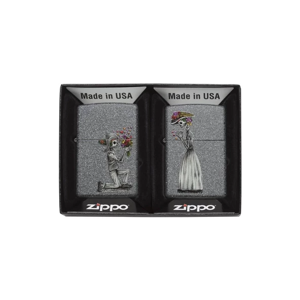 Zippo Çakmak 28987 Iron Stone Couple