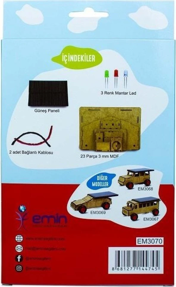 Güneş Enerjili Ev Yapım Seti Eğitici Oyuncak - Stem - 4