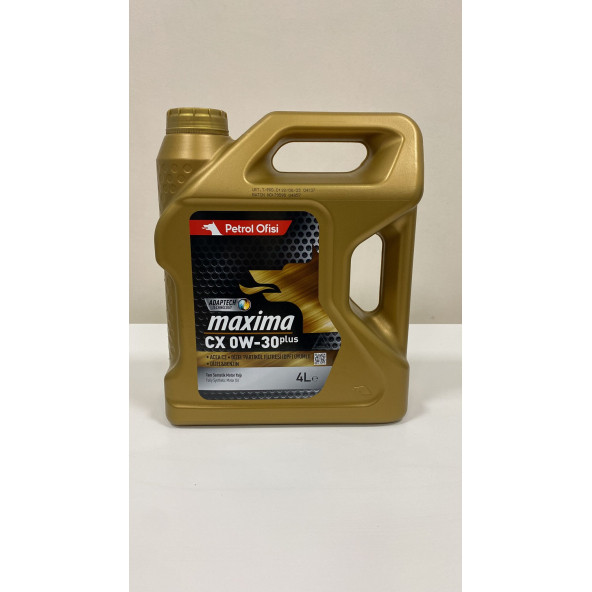 Petrol Ofisi Maxima Plus CX 0w-30 4 lt 2024 ürt.