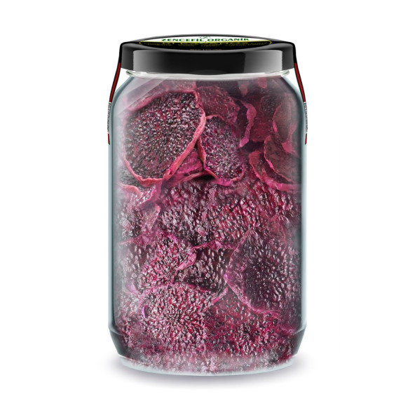 Ejder Meyvesi Kurusu Bi Kavanoz 660 cc. Cam Kavanozda Katkısız Pitaya Pure Dried Red Dragon Fruit