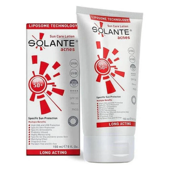 Solante Acnes Sun Care Losyon SPF50 150 ml