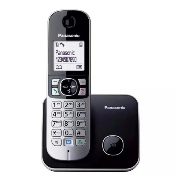 Panasonic Dect Telefon KX-TG6811 Telsiz telefon Siyah