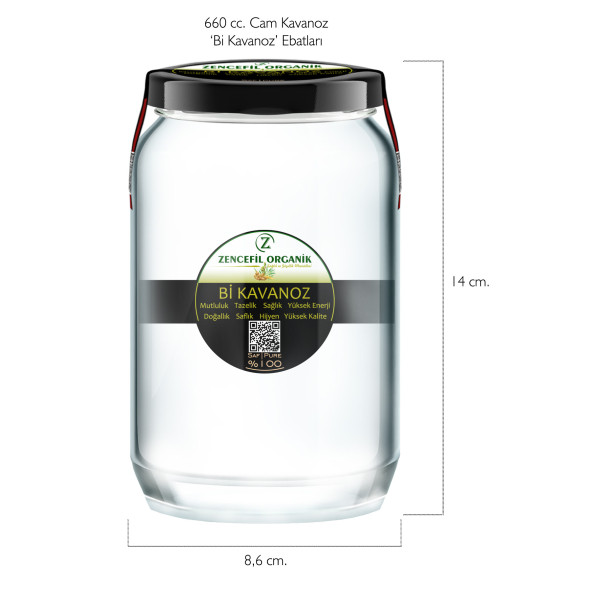 Keten Tohumu Bi Kavanoz 660 cc. Cam Kavanozda Saf Katkısız Taze Öğütülmemiş Keten Tohumu Flaxseed - 2