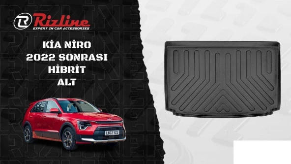 Rizline Kia Niro için 2022 Sonrası Hibrit 3D Alt Bagaj Havuzu - Resim 2