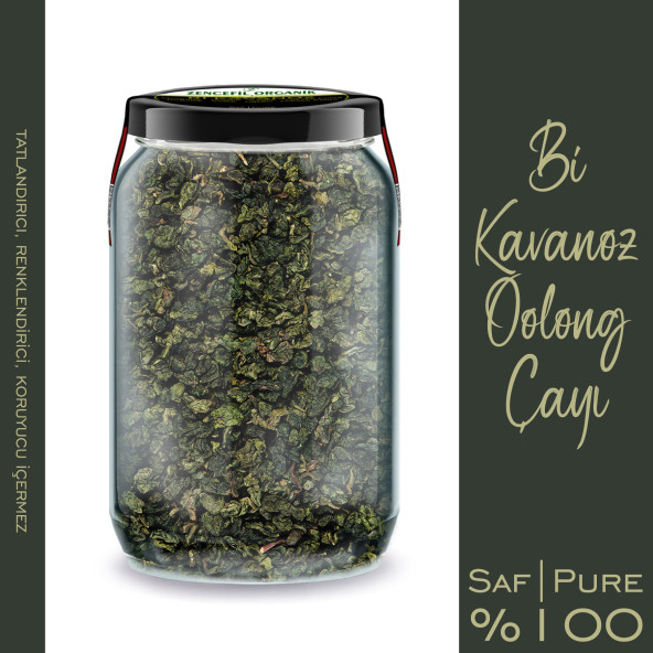 Oolong Çayı Saf Bi Kavanoz 660 cc. Cam Kavanozda Taze Katkısız Oolong Çay Olong Çayı Oolong Tea - 3