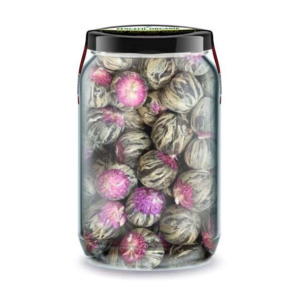 Top Yasemin Çayı Bi Kavanoz 660 Cc. Cam Kavanozda Saf Katkısız Suda Açılan Yasemin Çayı Jasmie Tea ürün görseli