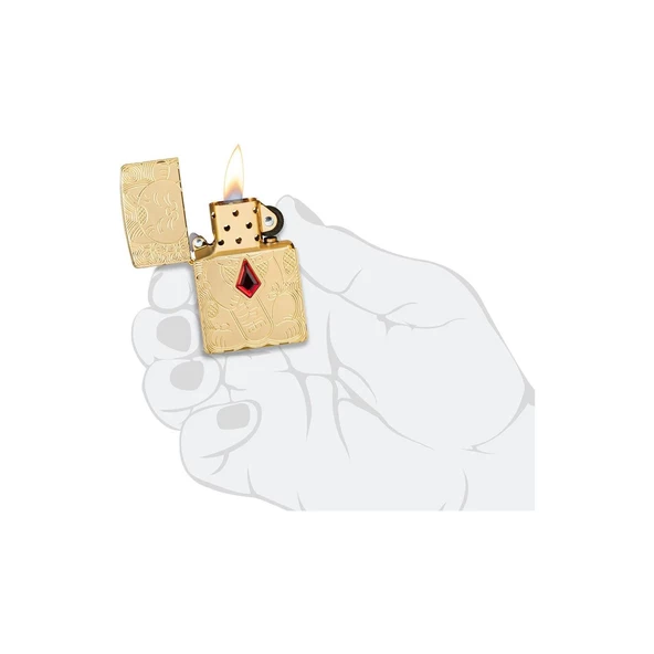 Zippo Çakmak 49802 Lucky Cat Design - 2