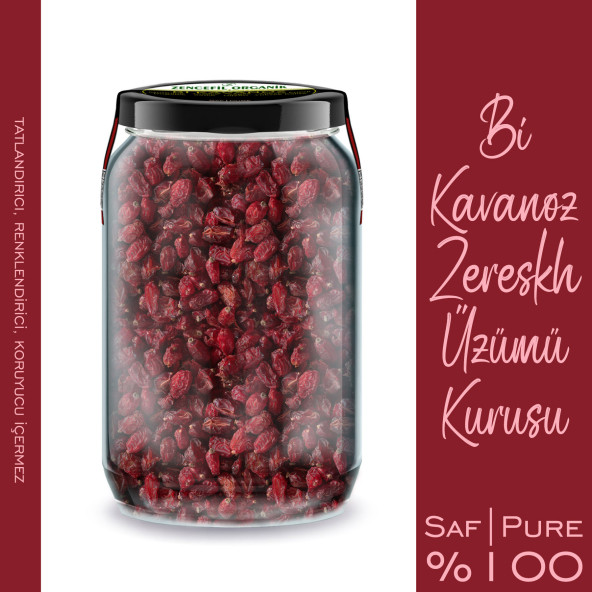 Zereşk Üzümü Kurusu Bi Kavanoz 660 cc. Cam Kavanozda Saf Katkısız Zereskh Zeriş Üzümü Dried Barberry - 3