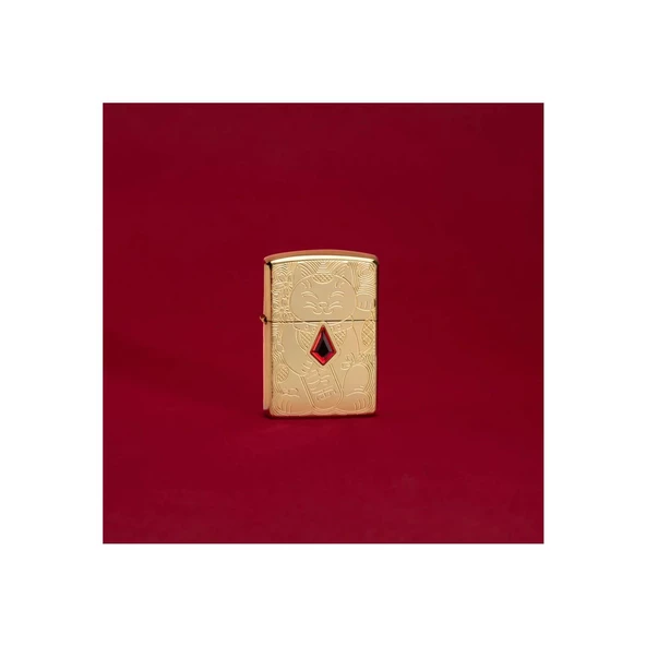 Zippo Çakmak 49802 Lucky Cat Design - 5