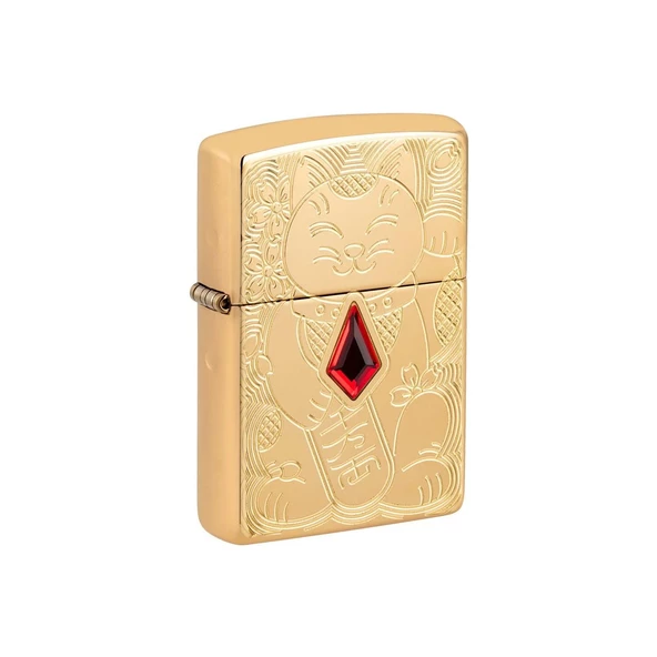 Zippo Çakmak 49802 Lucky Cat Design - 3