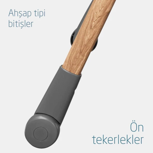 Maxi-Cosi Minla 6'sı Bir Arada  Ahşap Görünümlü Mama Sandalyesi Beyond Grey Eco - 10