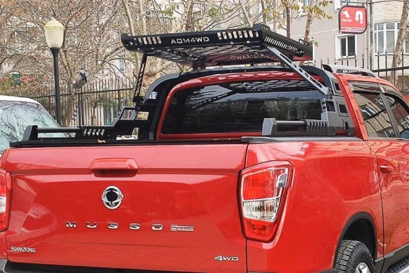 Ssangyong Musso 2019+ için Uyumlu Sepetli Roll Bar Aqm-S10 - 2