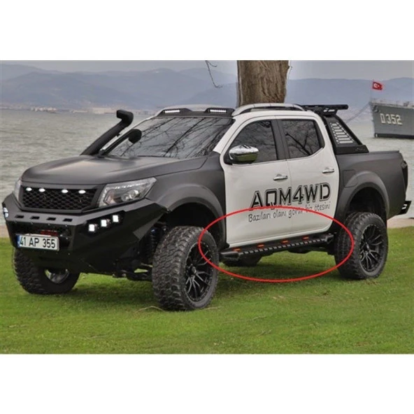 Nissan Navara Uyumlu Yan Basamak 2010-2021 Aqm-M30 Parça