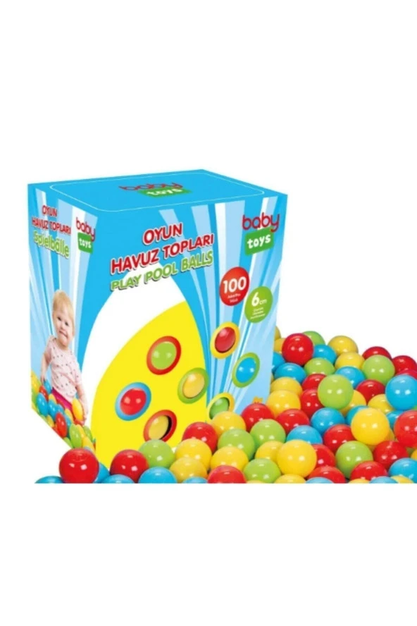 Baby Toys Oyun Havuz Topları 100 Adet 6cm