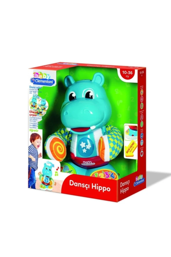 Hediye Oyuncak 64454 Baby Clementoni Dansçı Hippo +6 Ay