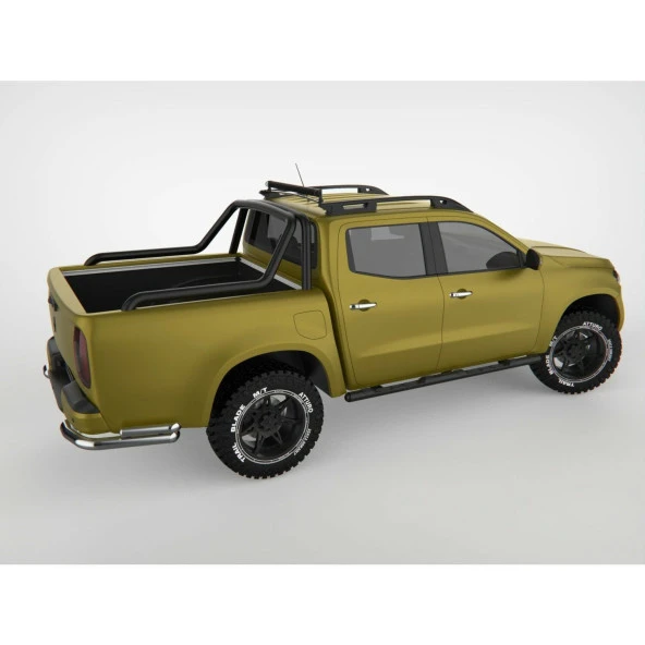Toyota Hilux Rollbar için - Canyon Siyah Roll Bar (Aqm - Prb28) - 3