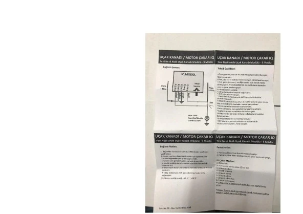 Uçak Kanadı Çakar için Modülü 9 Modlu Garantili (Videolu) - 2