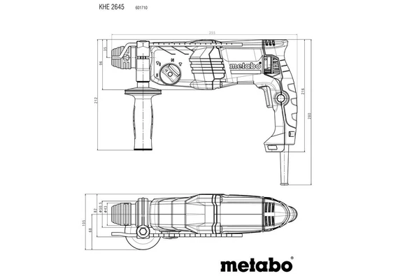 Metabo KHE 2645 Kırıcı Delici 850W 2.9 Joule - 2