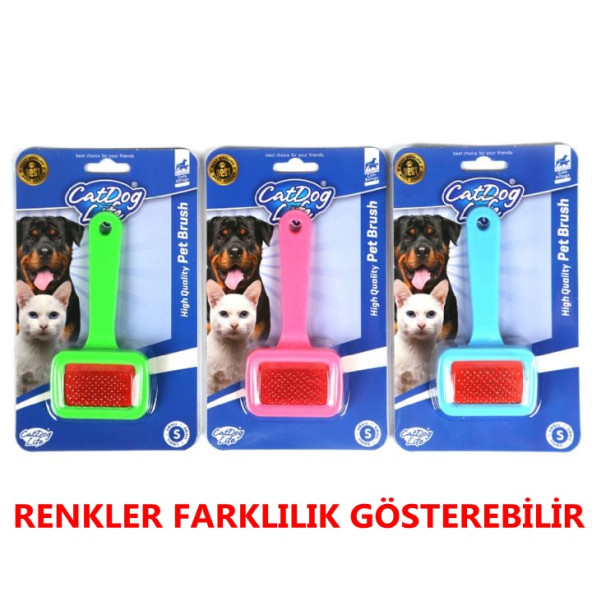 Kedi ve Köpek İçin Telli Fırça Tarak S Boy 5x12 cm - Kedi Köpek Tarağı