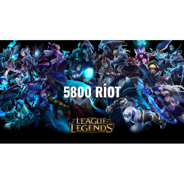 League Of Legends 5800 Riot Points