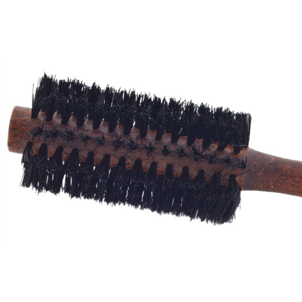 No:4 Khv Fön Ahşap Saplı Fırça 21cm,class No:18 Tarak 18cm ,saç Yıkama Tarağı (9CMX7CM) Set10 - 2