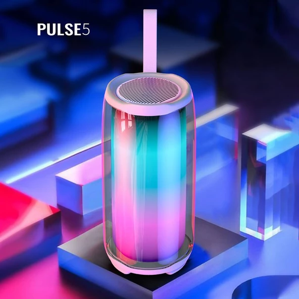 Torima PLUSE5 Taşınabilir Rgb Ledli Bluetooth Hoparlör Siyah - 3